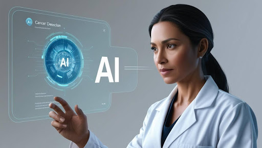 woman doctor, AI symbol